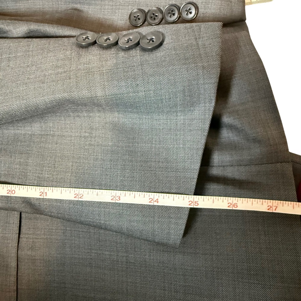 Peter‎ Millar Mens 46R Gray 100% Wool Union Made Sport Coat Blazer - Picture 7 of 7
